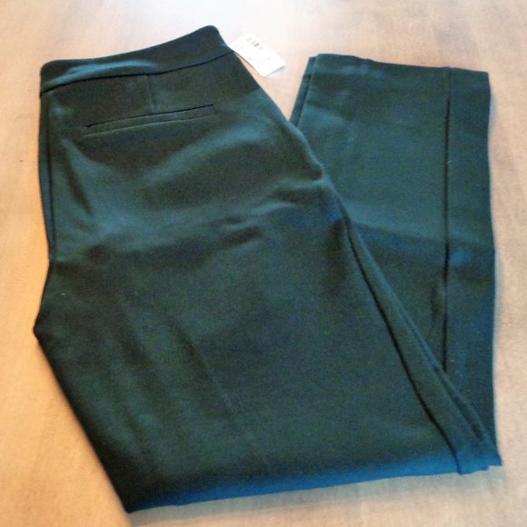 Green Straight Pants The Modern Stretch - Picture 4 of 14